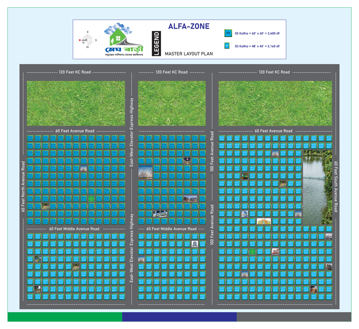 ALFA-ZONE plot map