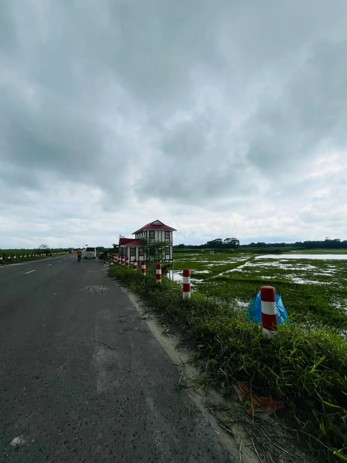 সাইট ভিজিট ও রাস্তা